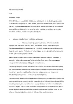 Rokasnaudas līgums 1
