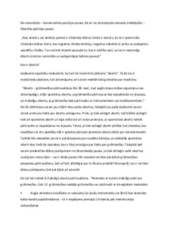 Aborts – cik tas ir ētiski? 2
