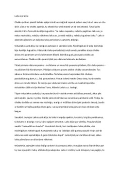 Laika izpratne 1