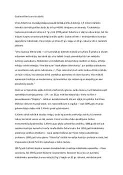 Gustavs Klimts: mākslinieka filozofija un daiļrade 1