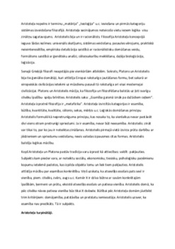 Aristotelis: mācības par dabu un ētika 3