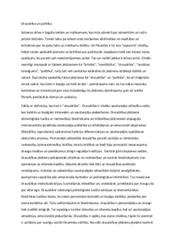 Draudziba un politika 1