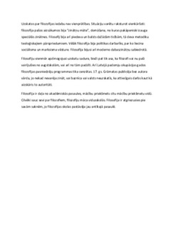 Filozofijas galvenie virzieni un problēmas 3