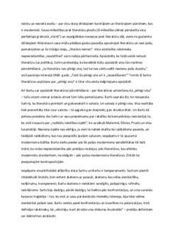 Rakstības temats literatūrā Rolāna Barta skatījumā 3