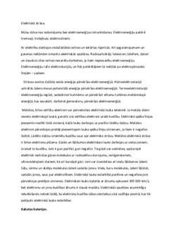 Elektriskā strāva 1