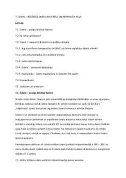 Ūdens – nozīmīgs dabas materiāls un neparasta viela 1