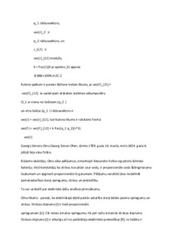 Elektriba - kulona likums oma likums radio sakari 2