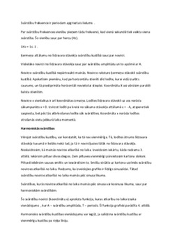 Svārstības: fizikas pamati un piemēri 2