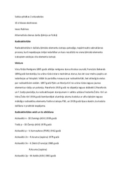 Radioaktivitāte: veidi, ietekme un pielietojums 1