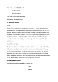 Radioaktivitāte: veidi, ietekme un pielietojums 2