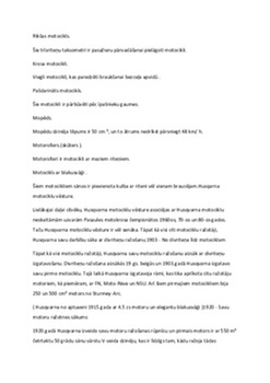 Motocikli: vēsture, veidi un mūsdienu tendences 3