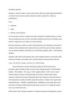 Spiediens atmosfērā: definīcija, mērīšana un ietekme 1