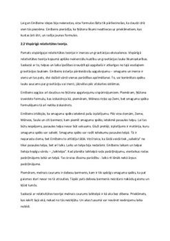 Einšteins, relativitātes teorija 3