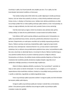 Gravitācijas spēks un tā ietekme Visumā 1