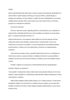 Brīnumpasakas latviešu un igauņu folklorā: salīdzinājums un analīze 1