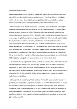 Globālās problēmas Latvijā 1