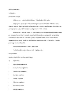 Latvijas geografija 1