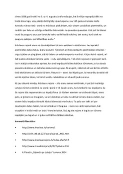 „Krāslavas rajona tūrisma saimniecības raksturojums” 2