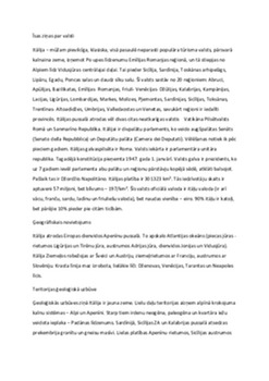 Itālija: valsts vēsture un kultūra 1