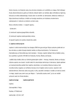 Japāna: ģeogrāfija, iedzīvotāji un kultūra 2