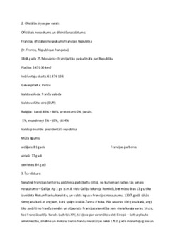 Francija – valsts ģeogrāfiskā un kultūras daudzveidība 1