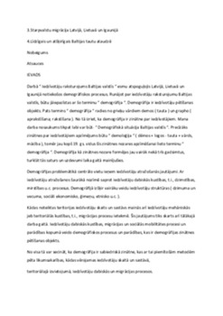 Iedzīvotāju raksturojums Baltijas valstīsl 2