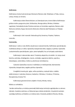 Baltkrievija – ģeogrāfija, daba un aizsargājamās teritorijas 1