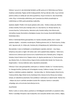 Malta – salu valsts ģeogrāfija, klimats un kūrorti 2