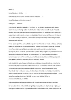 Pamatlīdzekļu amortizācija Amortizācijas metodes 1