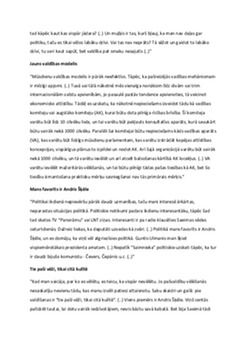 Jauniešu domas par politiku 2