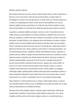 Izglītības vajadzības nākotnē 1