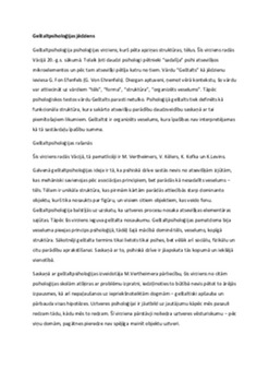 Geštalta vēsture 3
