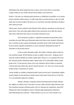 Olimpiskās spēles: no antīkās Oļimpijas līdz mūsdienām 2