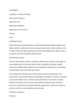 Jurista loma civilprocesā, kriminālprocesā un administratīvajā procesā 1
