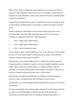 Radioaktivitāte: definīcija un pielietojums 1