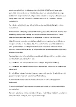Radioaktivitāte: definīcija un pielietojums 2