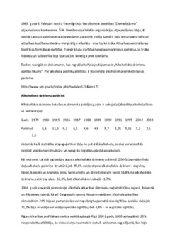 Alkohols: ietekme un regulējums 3