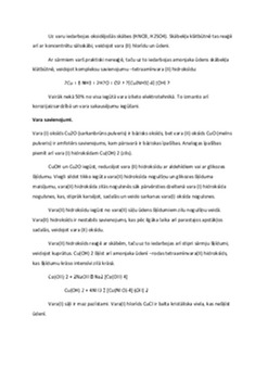 Metālu īpašības, savienojumi un izmantošana Konspekts 2