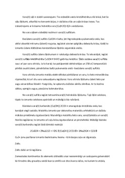 Metālu īpašības, savienojumi un izmantošana Konspekts 3