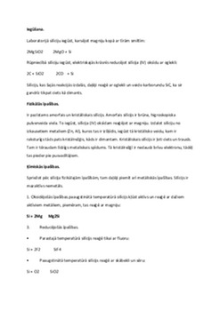 Silīcijs: no periodiskās tabulas līdz mikroshēmām 2