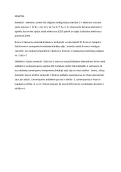 Metali un nemetāli 3