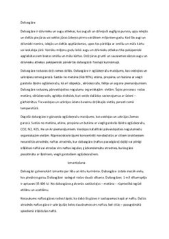Dabasgāze: rašanās un lietošana 1