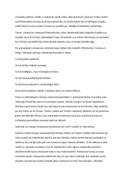 Renesanse: laiks un kultūras jauninājumi Rietumeiropā 2