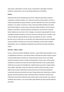 Renesanse: māksla, literatūra un kultūras attīstība 3