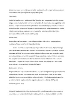 Geišas: japāņu kultūras tradīcijas 3