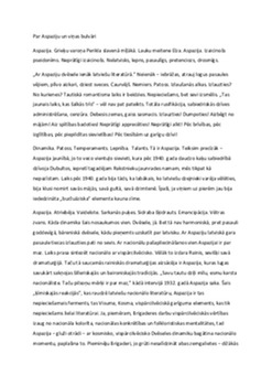 Eseja par Aspaziju un Liliju Dzeni 1