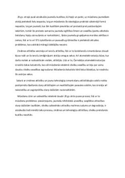 20 gs otrās puses kultūrvēsturiskie procesi, mūsdienu problēmu iespaidotāji 2
