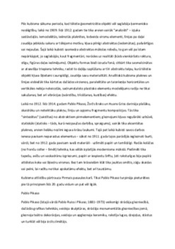 Kubisms: modernisma kustība mākslā 3