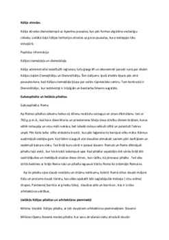 Itālija: kultūras un vēstures mantojums 1