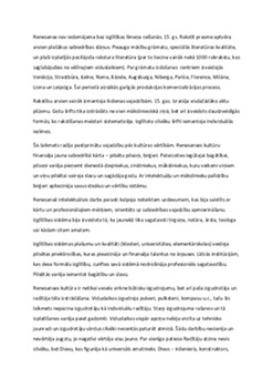Renesanse: kultūras un mākslas atmoda 2